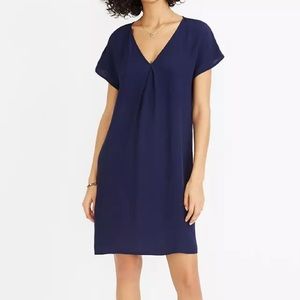 Madewell navy swingy knee length dress - med - NWT